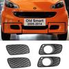Przednia siatka samochodu lampa przeciwmgielna dekoracja ramy klosz pokrywa osłonowa obudowa na stary Smart 451 fortwo na zewnątrz samochodu