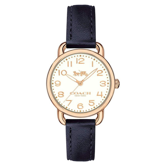 

Coach Delancey Leather Ladies Watch - 14502749 чорний