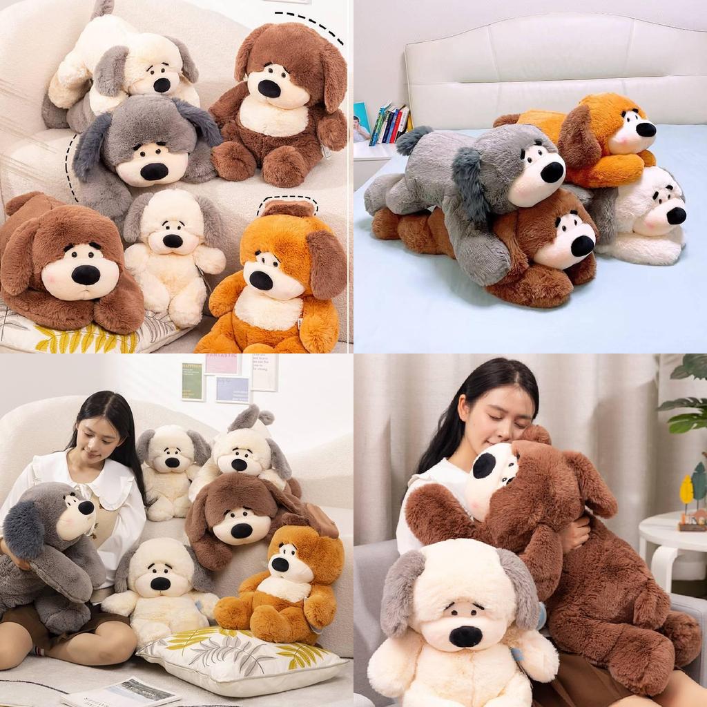 Adorable Qiset Du Du Plush Dog Toy Soft Cute Pug Pillow For Kids Birthday Gift