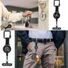 Outdoor Anti-Theft Retractable Phone Lanyard,Steel Cable Phone Tether With Locking Carabiner,Built-In Stand,Adjustable Strap