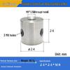 Aluminum Alloy Multi-Way Cylindrical Nut for Outdoor Folding Stool and Tent Ceiling Connection