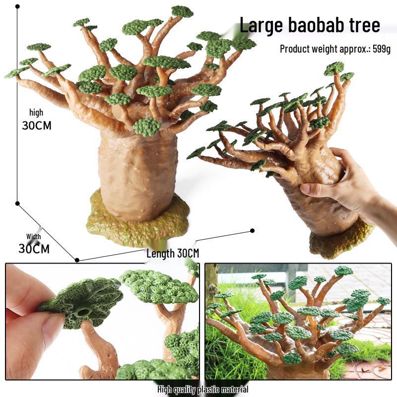 Detachable Micro Landscape Fruit Tree Model for Sand Table & Animal Scene Ornaments