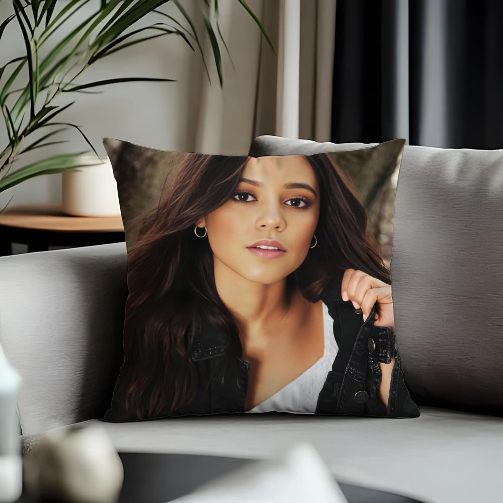 Trending JJenna Ortegaable Cushion Cover Antidustmite Pillowcase Invisible Zipper Silky Short Plush Sofa Cushion Cover