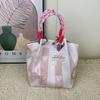 Korean Ins Knot Handbag: Stylish Spring/Autumn Bucket Bag with Large Capacity