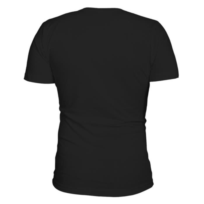T-shirt homme - CLEM - Clement - col arrondi - manches courtes - noir