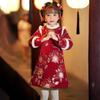 Robe d'hiver Hanfu pour filles Bamion, Cheongsam du Nouvel An