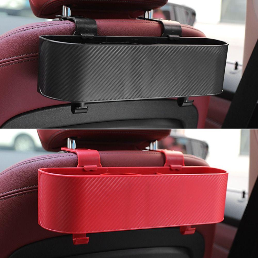 Partitioned Car Interior Cup Holder Waterproof Backseat Organizer Car Seat Storage Box  Snacks