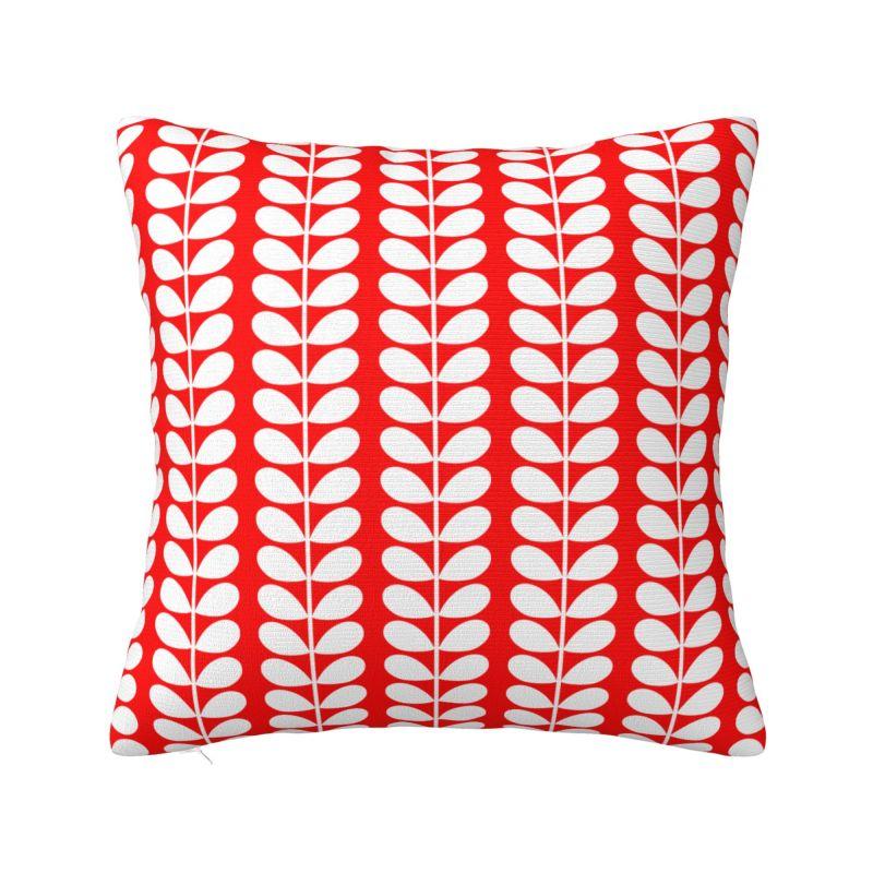 Orla Kiely Fiori Scandinavi Federa Cuscino Arredo Casa Quadrata Poliestere Stampa Double Face
