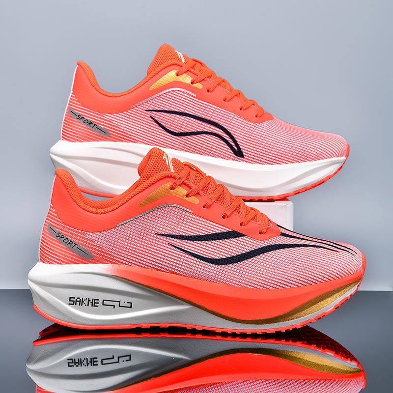 Feidian 5 carbon board running shoes, junior high school physical examination, primary school physical education class, lightweight and breathab