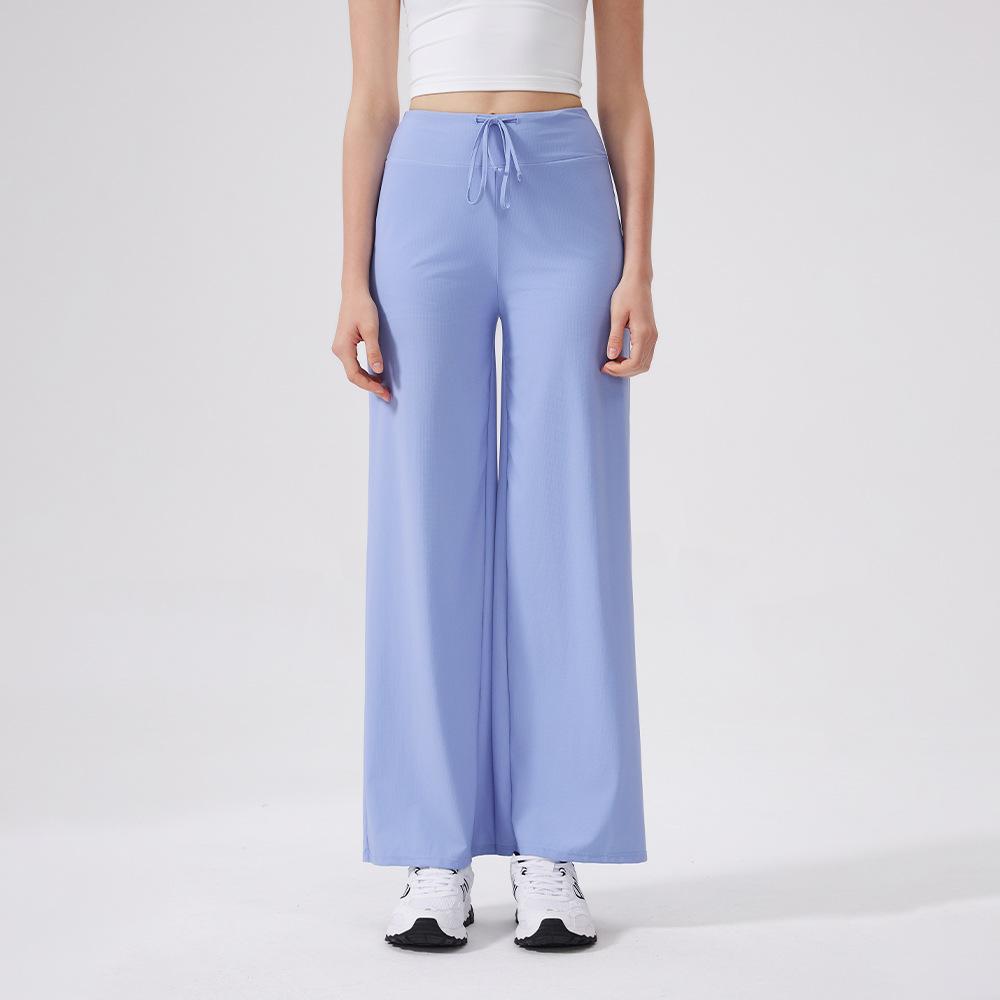 Sweatpants sports loose sunshade light and cool trousers women's straight casual yoga pants fitness thin quick drying sunscreen clothing summer