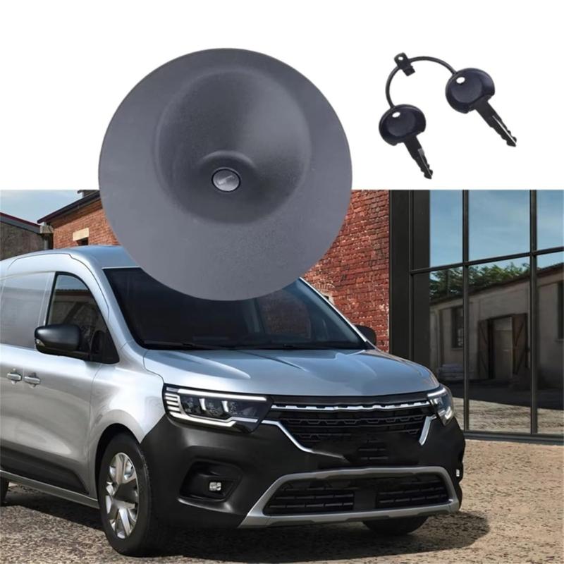 Fuel Door Cover Anti Theft Gas Tank Lid 7701472643 Replacement Accuracy Engineered Fuel Tank Cover for Kangoo