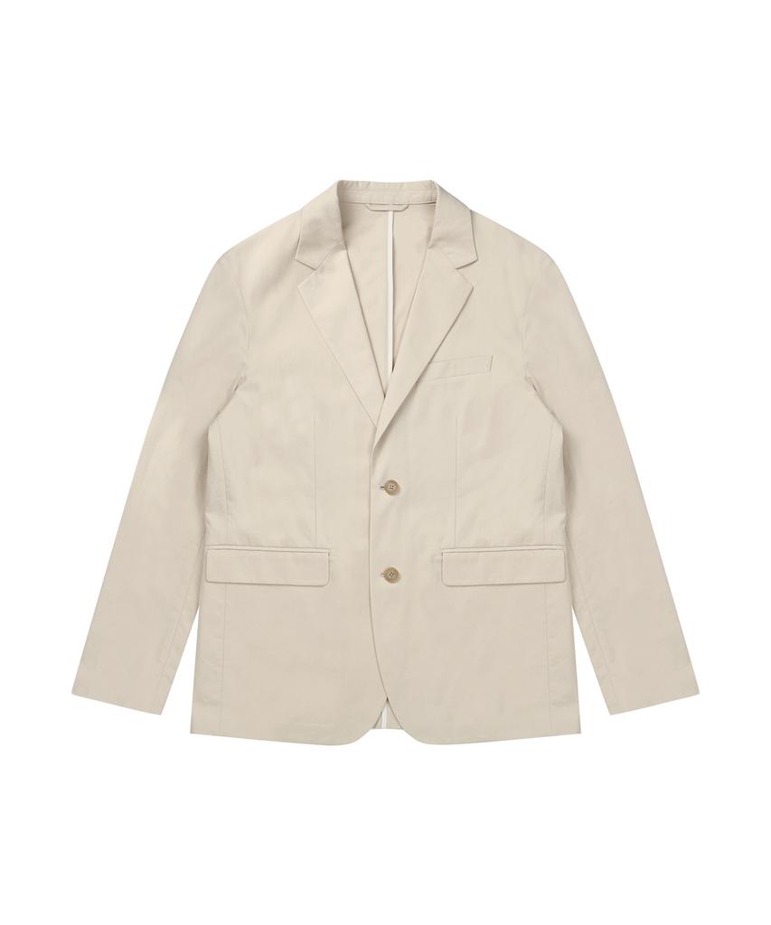 Solew Cotton 2-Button Jacket_Beige