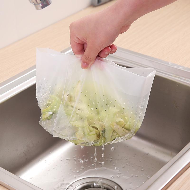 

Self-Standing Disposable Sink Filter & Drain Bag - Japan Transparent Color (10 pieces/package)