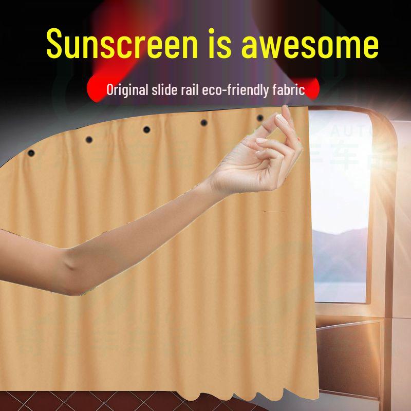 

Шторка-солнцезащитный экран для автомобильного окна - Теплоизоляция для боковых окон и защита для ребенка Front Window 2 Pieces