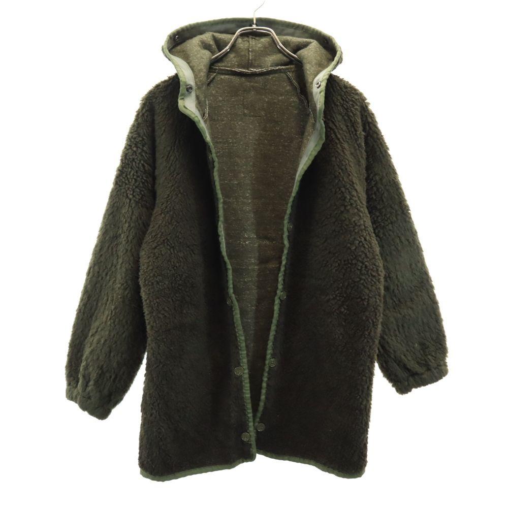 FRENCH ARMY 80s Boa Liner Liner Bore Fleece jacket L khaki Men's Used