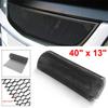 100Cmx33Cm Aluminum Alloy Grille Mesh Roll Automotive Grille Insert Bumper Rhombic Hole Black Car Grill Mesh Sheet
