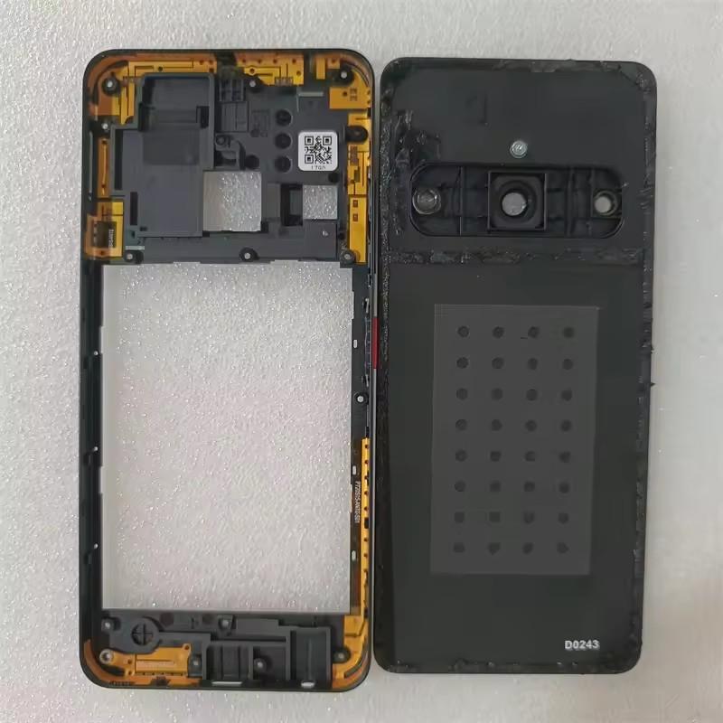 Full Housing For ZTE Nubia Focus 5G Z2357N Middle Frame Glass Battery Back Cover Rear Door with Camera Lens