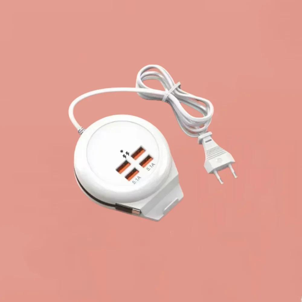 

USB-концентратор, зарядное устройство 4 в 1, 5,1 А, USB Type C, быстрая зарядка, мобильный телефон, настенный адаптер для iPhone, Huawei, Xiaomi, зарядная док-станция 4USB EU Plug