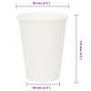Vidaxl Papierowe Kubki, 1000 Szt., 12Oz, 300Ml, Biały