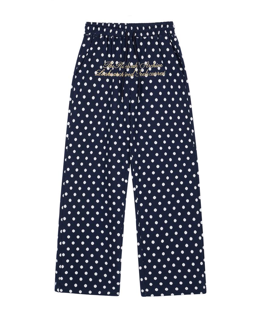 ROCKCAKE Dots String 2Way Jogger - Navy
