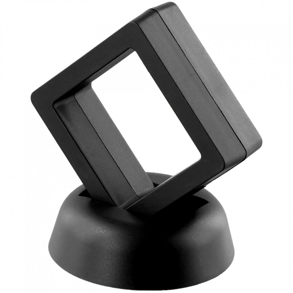 Black Coin Display Holder 50*50 Mm Gold/Silver Coins 2pcs Coins Medals Jewelry New