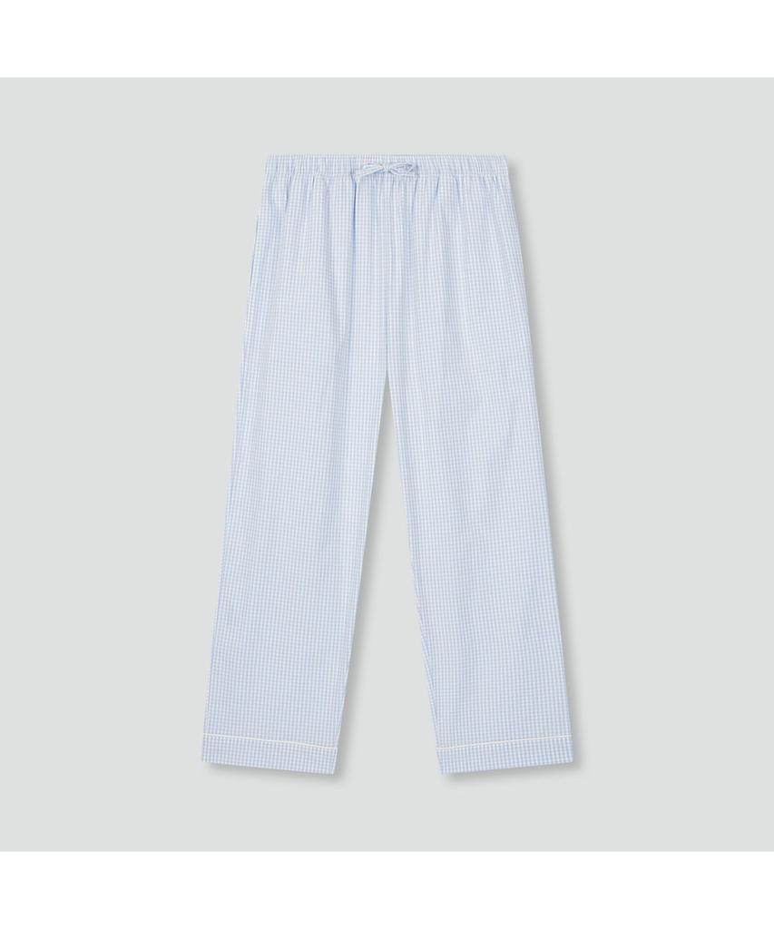 Jaju Men'S Cotton Stretch Length Pajama Set_Light Blue