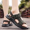 2024 Summer Fashion Men Sandals Man Beach Leather Sandals Luxury Sandals Men Outdoor Beach Casual Shoes Cheap Male Sandals