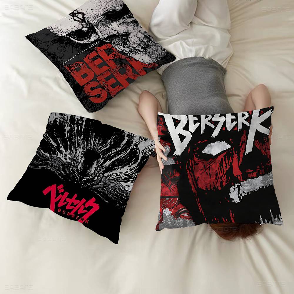 Anime B-berserk Pillow Anime Pillow Sofa Bed Head Pillow Cover Cushion Cover 45x45 Cm Fashion