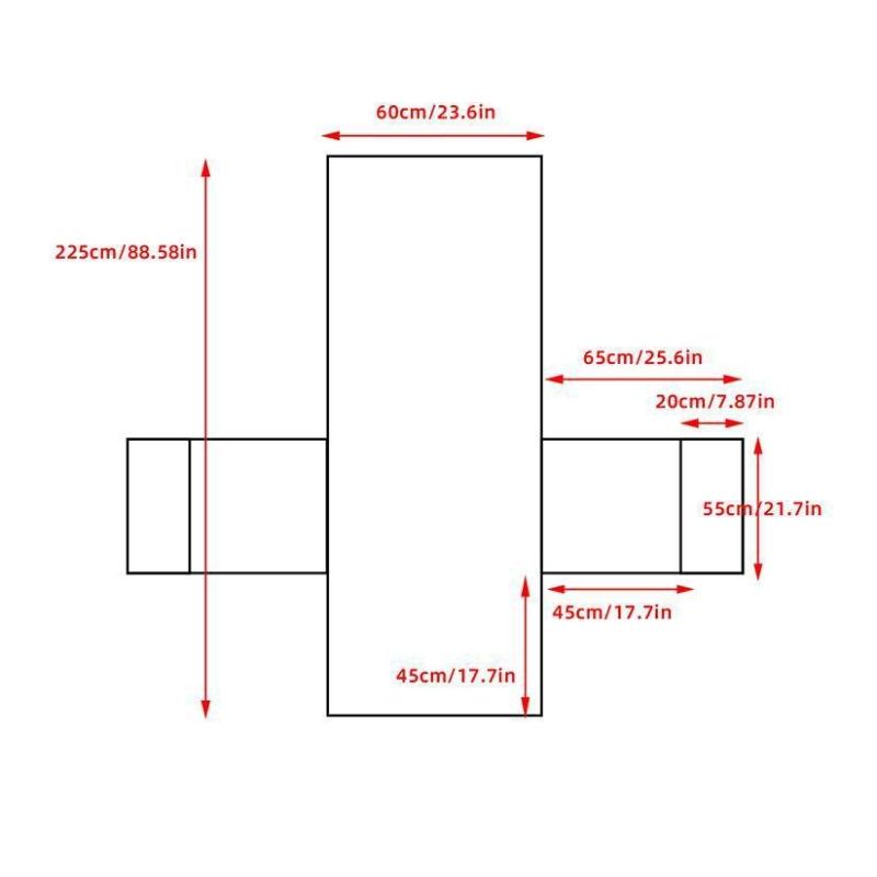 1pcs Plush Thickened Recliner Chair Cover with Adjustable Straps Chair Cover Protector for Bedroom Living Room Home Decoration
