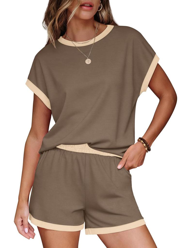 2026 Summer Women's European & American Casual Loose Pajama Set