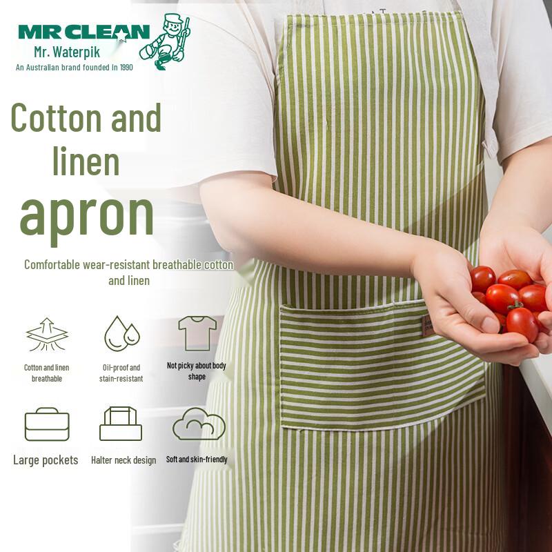 Mr Clean Cotton Linen Apron