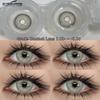Nearsighted Contact Lens for Big Eyes Grade Gray Contact Lens with Free Gift Natural Makeup Yearly Contacts