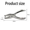 3/6Mm Hole Puncher Portable Single Hole Punch Paper Material Scrapbooking Handheld Metal Craft Office Binding Supplies