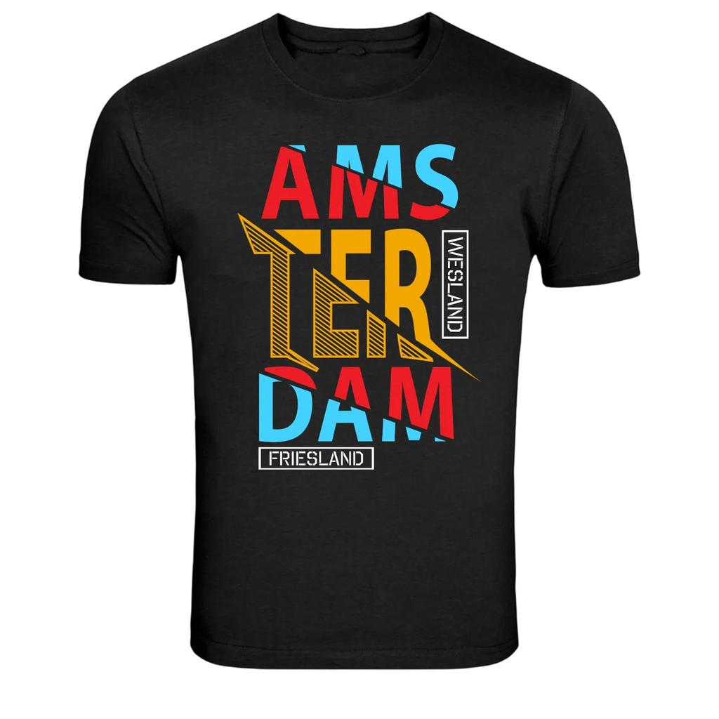 Amsterdam Friesland Urban Style Graphic T-Shirt