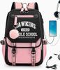 Korean Stray Kids Backpack Student Bag Men'S And Women'S Fashion Backpack Travel Bag Usb Computer Bag