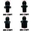 4AN 6AN 8AN 10AN 12AN To 1/2" 1/4" 1/8" 3/8" 3/4" NPT Oil Cooler Adapter Male Straight Fuel Hose Pipe Tube Thread Flare Fitting