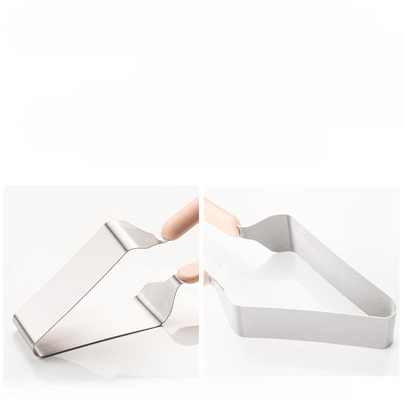 Kuchenschneider aus Edelstahl Zange Kuchenheber Desserts Gebäck Brot Pizza Teiler Schneider Metall Kuchenmesser Werkzeug