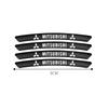 Car Wheel Side Rims Emblem Stickers for Mitsubishi Lancer ASX L200 Colt Pajero Outlander Mirage Eclipse Exterior Decoration QC3