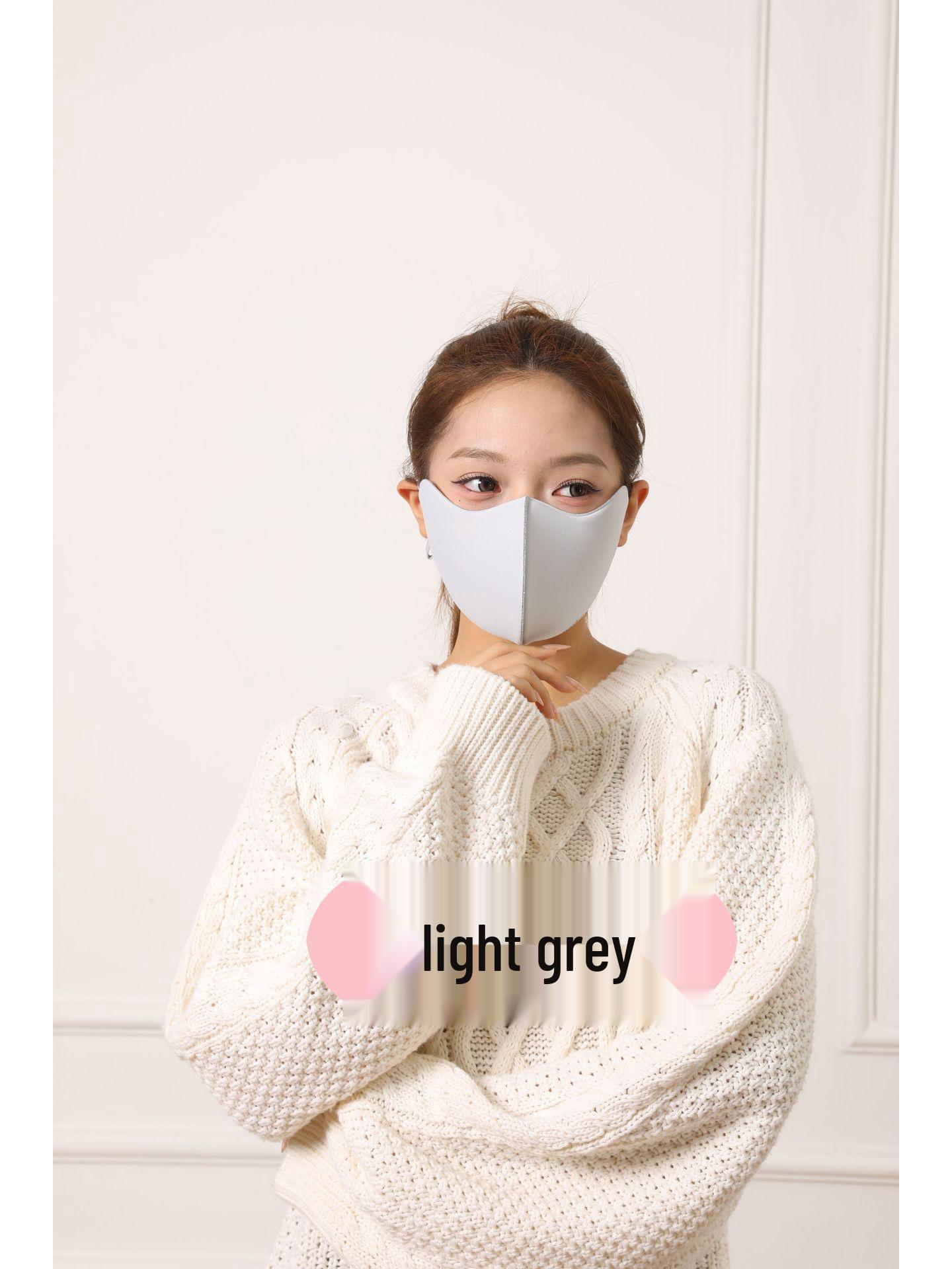 Осенне-зимняя модная анти-УФ маска для похудения с креплением на уши, теплая One Size