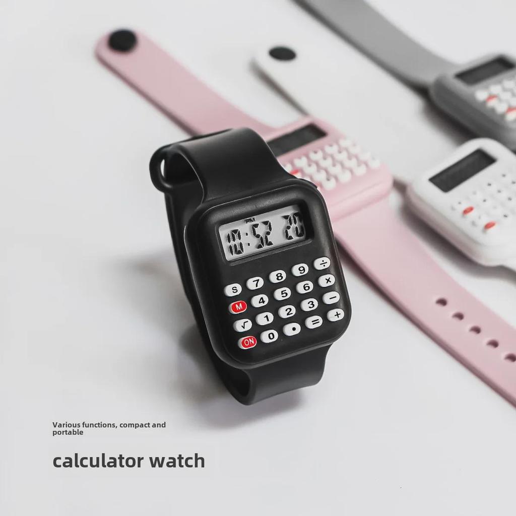 2024 New Digital Calculator Watch for Kids and Students – Date and Time Function