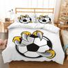 Hot Sell Fashion 3D Creative Bedding Suit Football Quilt Cover Luxury Bed Set Soccerl Home Bedroom Bed Decor Microfiber Soft Duvet Cover