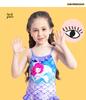 Girls' Mermaid Scale Halter Swimsuit with Ruffle (2025)