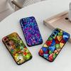 C-Kolorowy-L S-Szkło-S Etui Na Telefon Dla Samsung S25,S24,S21,S22,S23,S30,Ultra,S20,Plus,Inne Miękkie Czarne Etui