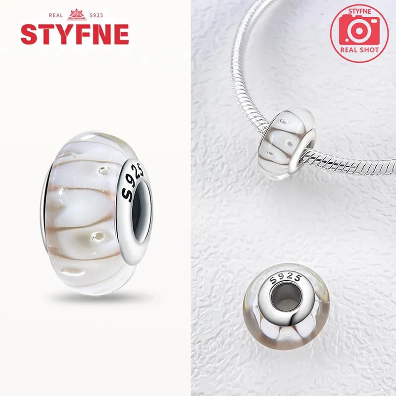 New Arrivals copper Colorful Murano Geometric Line Bead Charms Compatible With Exquisite Authentic Bracelets for Women Jewellery Gifts