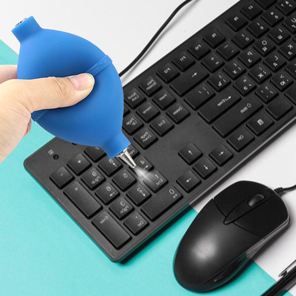 Mini Air Dust Blower Ball Pump Cleaner Circuit Clean Tool with Metal Nozzle for Cell Phone Tablet Camera Lens Keyboard