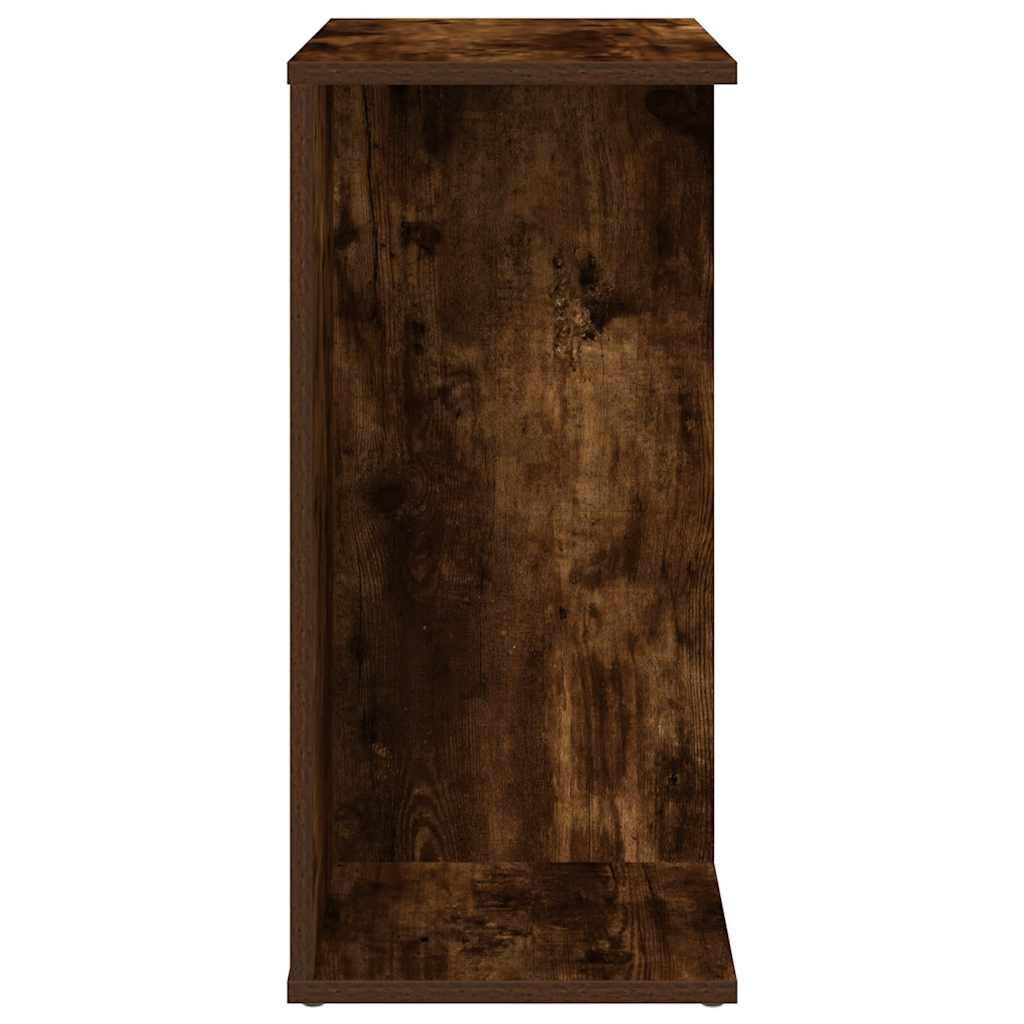 Nightstand Smoked Oak 46.5 X 29 X 61 Cm Engineered Wood