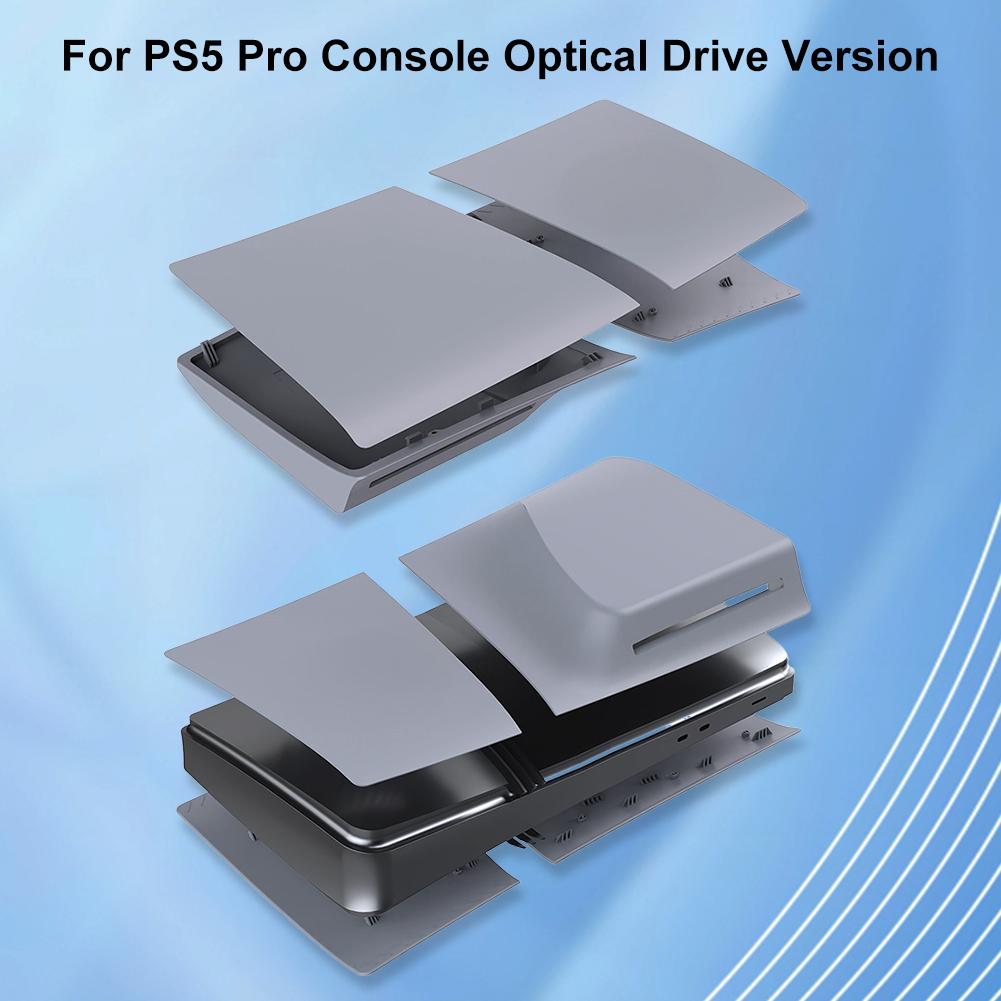 Face Plate Console Cover Anti-Scratch Plastic Hard Shell Side Plate Shell Faceplate Case Cover for PS 5 Pro Disc/Digital Edition