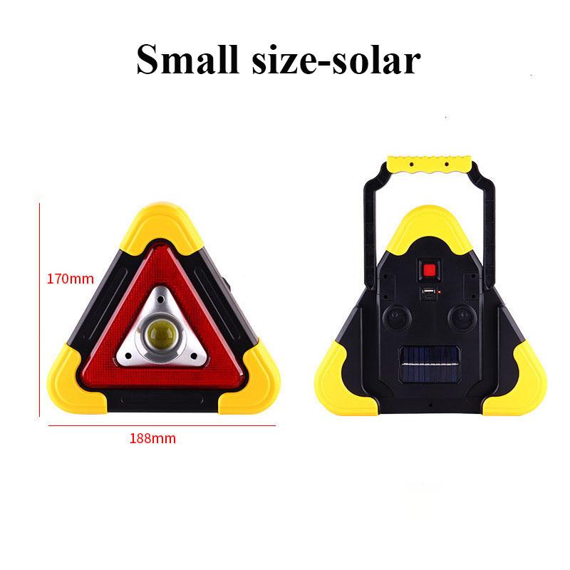 Car LED Work light Outdoor Camping Light Road Safety Triangle Warning Light Repaird Light