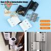 Heavy-Duty Aluminum Insulated Door Hinge Set for Home Energy Saving Draft Proofing And Window Seal Improvement