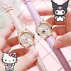 HOT Sale Watch Kawaii Kuromi Cinnamoroll Quartz Casual Fashion Melody WristWatch Women Kid Girl Children Gift